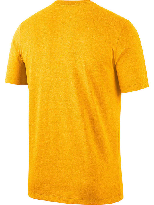 Jumpman Αθλητικό T-shirt Κίτρινο