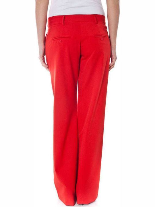 Denny Rose 6075 Women's Fabric Trousers Red