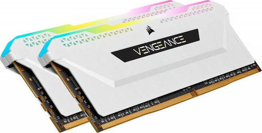 Corsair Vengeance RGB Pro SL DDR4 16GB RAM με 2x8GB Modules και Ταχύτητα 3200 για Desktop
