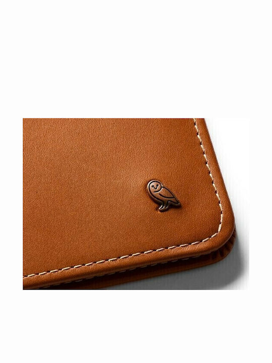 Hide and Seek Leather Men's Wallet with RFID Tabac Brown