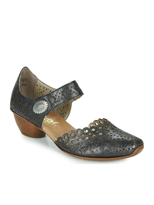 Anatomic Leather Black Heels