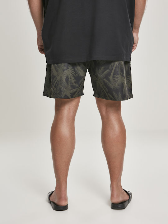 Men's Swimwear Shorts Palm Olive with Patterns