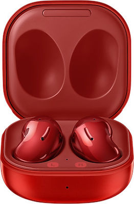 Samsung Galaxy Buds Live Bluetooth-Freisprecheinrichtung Kopfhörer mit Schweißresistenz und Ladeetui Mystic Red