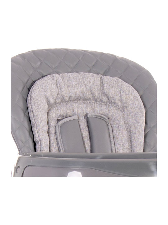 Lorelli Appetito Foldable Baby Highchair with Metal Frame & Fabric Seat Beige