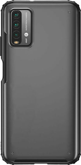 Tech-Protect Hybrid Shell Back Cover Σιλικόνης Μαύρο (Poco M3 / Redmi 9T)