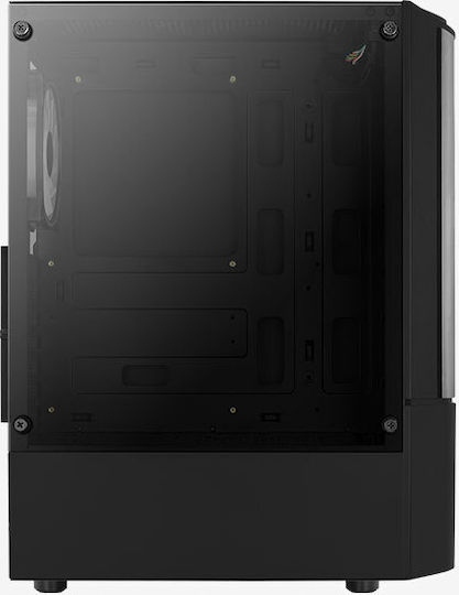 Aerocool Quantum v2 Gaming Middle Tower Cutie de calculator cu iluminare RGB Negru