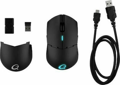 QPAD DX900 Ασύρματο RGB Gaming Ποντίκι 16000 DPI Μαύρο