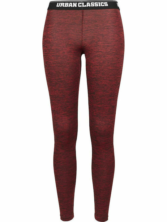 Women's Long Training Legging Burgundy