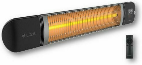 Luxeva PRO-WL2500W Black Elektrischer Spiegel Infrarot mit Leistung 2.5kW