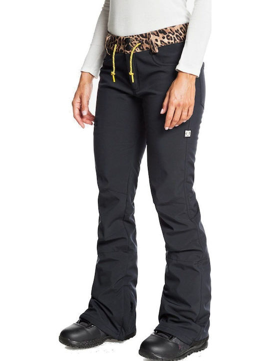 DC Viva ADJTP03005-KVJ0 Γυναικείο Παντελόνι Σκι & Snowboard Soft Shell Μαύρο
