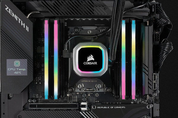 Corsair Vengeance RGB Pro SL 16GB DDR4 RAM cu 2 module (2x8GB) și