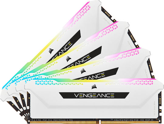 Corsair Vengeance RGB Pro SL 32GB DDR4 RAM with 4 Modules (4x8GB) and 3200 Speed for Desktop
