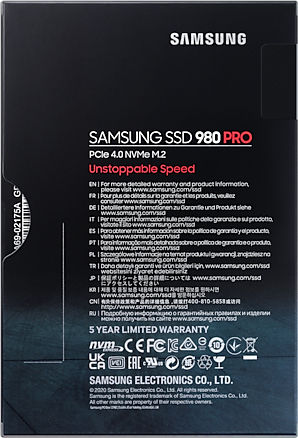 Samsung 980 Pro SSD 2TB Тип M.2 С Връзка PCI Express 4.0 Съвместим С PlayStation 5 MZ-V8P2T0BW