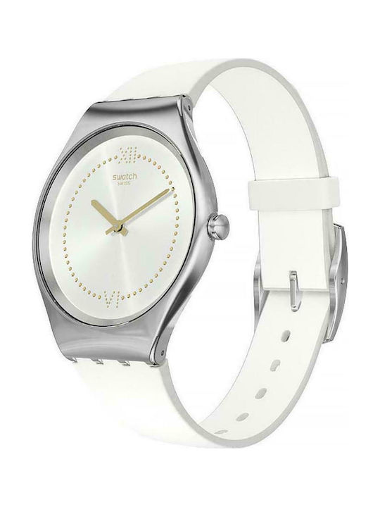 Swatch Skindoree Rubber Strap White 16.5mm