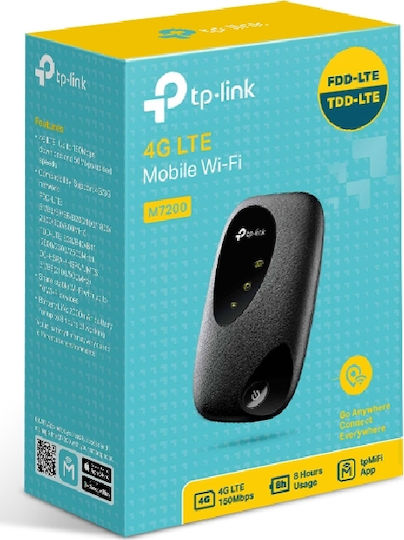 TP-LINK M7200 v3 Wireless 4G Portable Hotspot Wi‑Fi 4