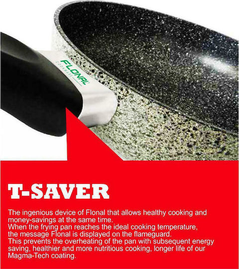 Flonal Pietra Viva Pan of Aluminum with Stone Coating 28cm