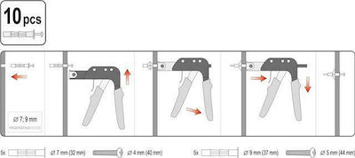 Yato YT-51450 Riveter Gun Set