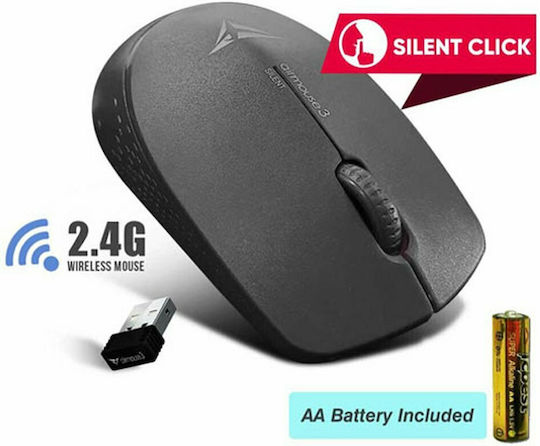 Alcatroz Silent Airmouse 3 Kabellos Maus Schwarz