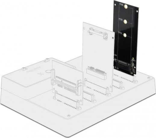 DeLock Converter 22Pin to M.2 Key B