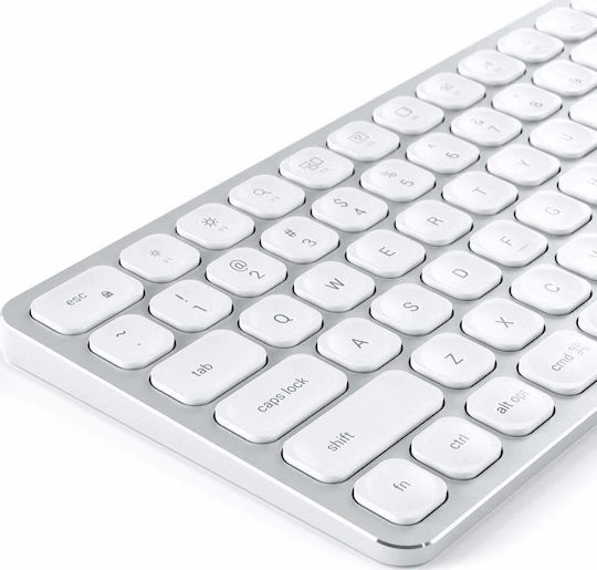 Satechi Aluminum Wireless Bluetooth Keyboard Only English US Silver