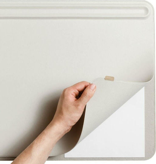 Orbit Double Desk Pad Plastic Medium Gray 68x37cm