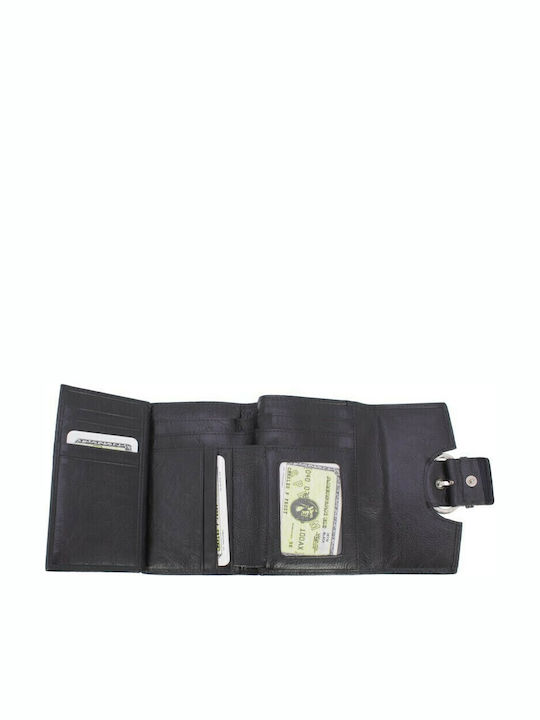 Small Leather Women's Wallet Classic Black