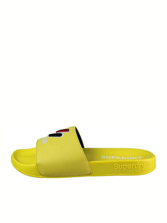 Superdry Slides Κίτρινα