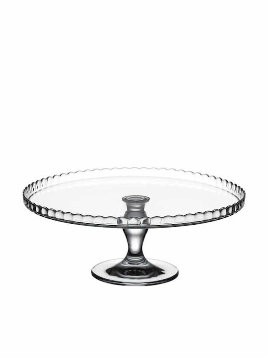 Pasabahce Cake Stand Transparent 32x32cm