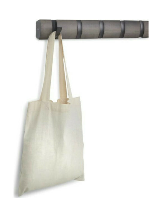 Umbra Wall Hanger Flip Wooden 5 Hooks Grey 50.8x3.2x6.7cm