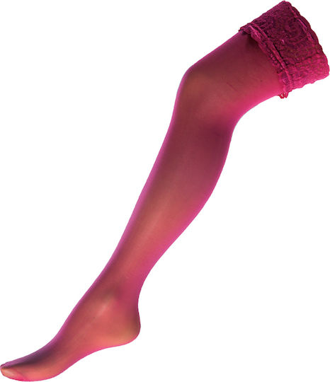 Socks/Tights for Carnival in Fuchsia color 6pcs