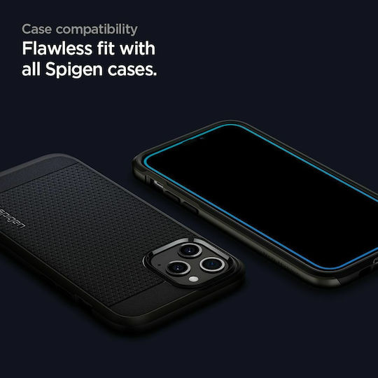 Spigen GLAS.tR ALIGNmaster Full Face Tempered Glass 2τμχ (iPhone 12 / 12 Pro)