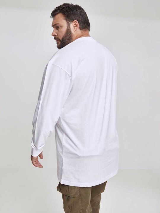 Urban Classics TB009 Men's Long Sleeve Blouse White