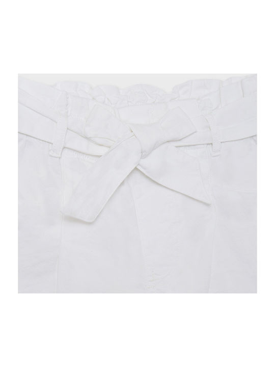 Mayoral Girls Fabric Trouser White