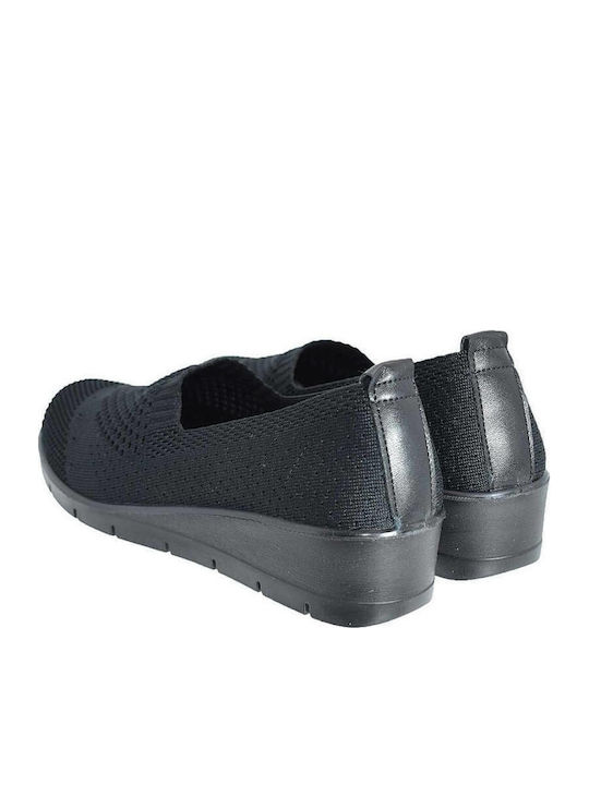 B-Soft Moccasini pentru femei în culoarea Negru