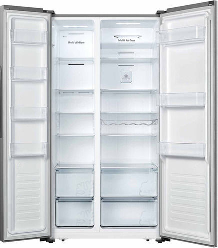Hisense Side-by-Side Kühlschrank 519Es Total NoFrost H178.6xB91xT64.3cm. Inox RS677N4BIE