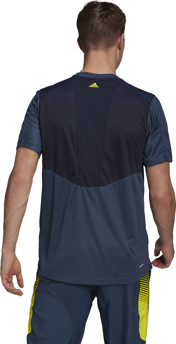 Adidas Designed 2 Move Αθλητικό Ανδρικό T-shirt Navy Μπλε με Λογότυπο GM2164  | Skroutz.gr