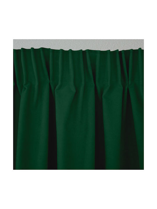 Lino Home Curtain with Pencil Pleat Renas Pine 140x280cm