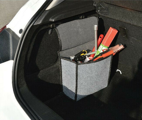 Auto Gs Car Trunk Space Organizer Γκρι Μικρή 28x27x13εκ