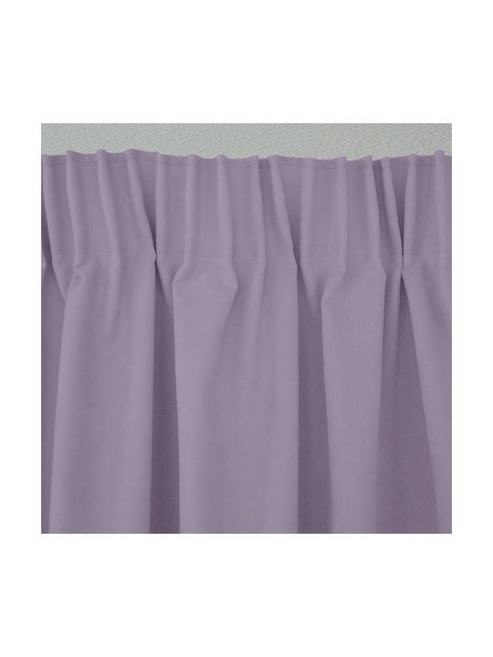 Lino Home Κουρτίνα με Τρέσα Renas Lilac 140x280εκ.