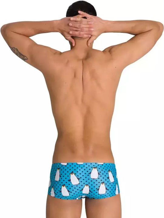 Arena Crazy Penguins Men's Swimwear Slip Multicolour with Patterns