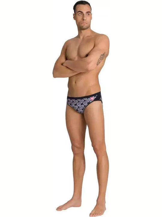 Crazy Pop Men's Swimwear Slip Multicolour with Patterns