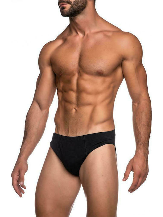4399 Ανδρικά Σλιπ Μαύρα 2Pack