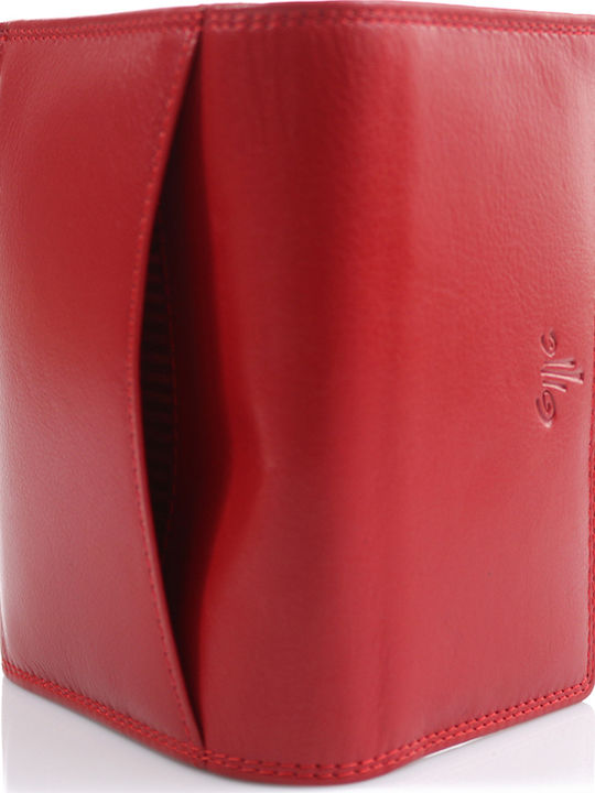 350 Small Leather Women's Wallet Classic Red