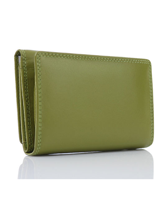 Small Leather Women's Wallet Classic Green