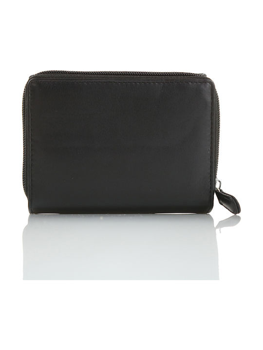 Kion 345 Small Leather Women's Wallet Black