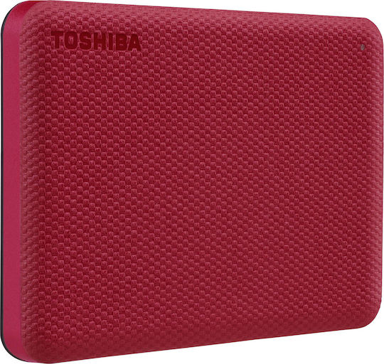 Toshiba Canvio Advance 2020 USB 3.2 External 2.5" HDD 1TB Red