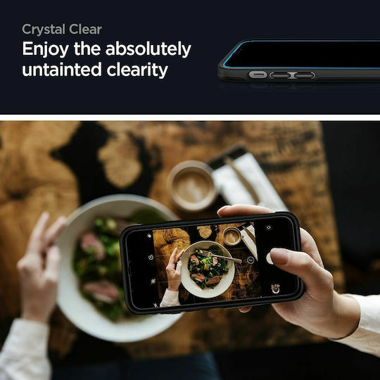 Spigen GLAS.tR 2.5D Закалено стъкло за цялото лице (iPhone 12 Pro Max)