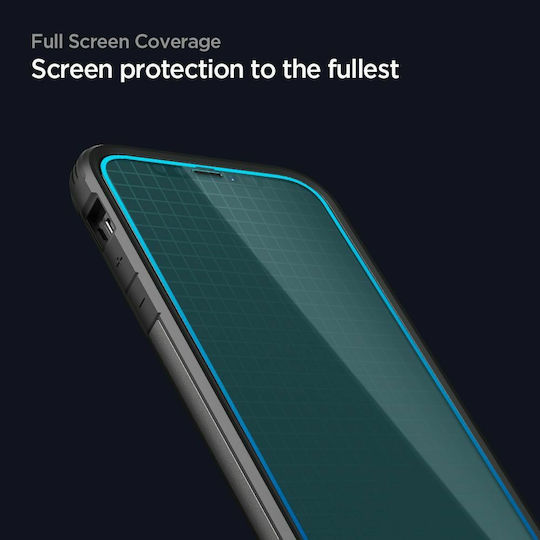 Spigen GLAS.tR 2.5D Закалено стъкло за цялото лице (iPhone 12 Pro Max)