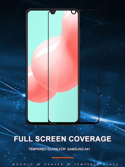 Mocolo TG+ Full Face Tempered Glass Black (Galaxy A41)