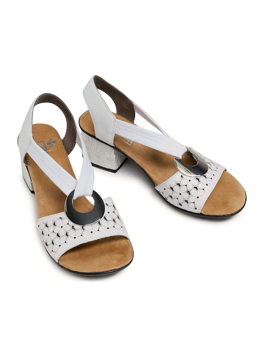 Sandalen Weiß